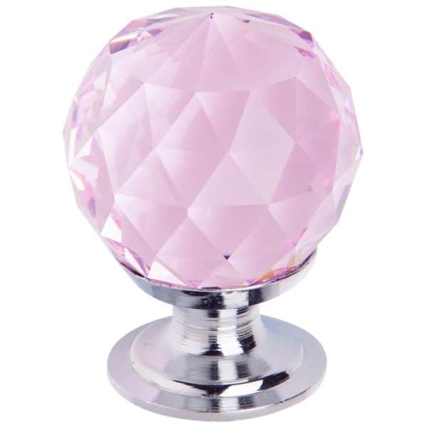 pink crystal cabinet knob handles inc