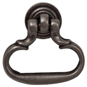 antique silver cabinet drop ring handles inc