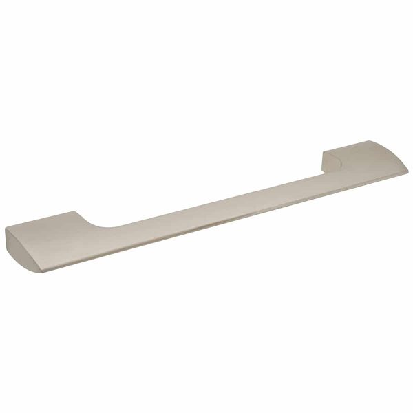 Brushed nickel contemporary cabinet handle Handles Inc