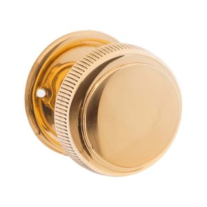 polished brass rim knob handles inc