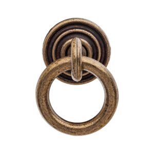 antique brass cabinet drop ring handles inc