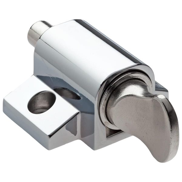 polished chrome keyless push lock handles inc