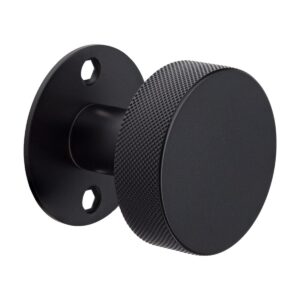 black knurled door knob handles inc