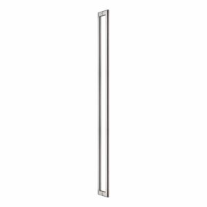 Brushed stainless steel oval back to back pull handle Handles Inc all